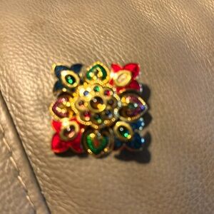 Vintage  multi colored brooch